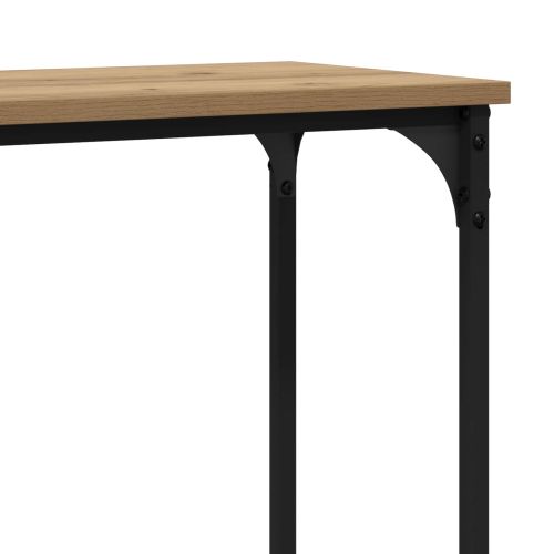Конзолна маса дъб артизан 160 x 29 x 80 см Инженерно дърво