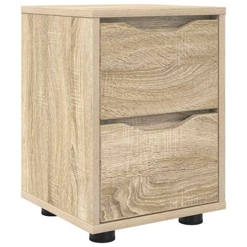 Нощно шкафче Сонома дъб 30,5 x 30 x 43 см Инженерно дърво