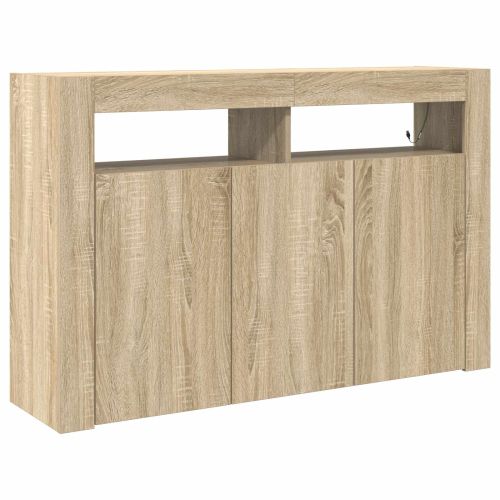 Служебен шкаф Сонома дъб 116 x 30 x 75 см Инженерно дърво