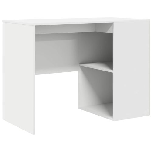 Ъглово бюро с чекмедже Бяло 102 x 88 x 75 см