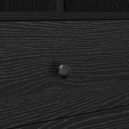 Бюро с чекмедже с рафт със съхранение 2 pcs Черния дъб