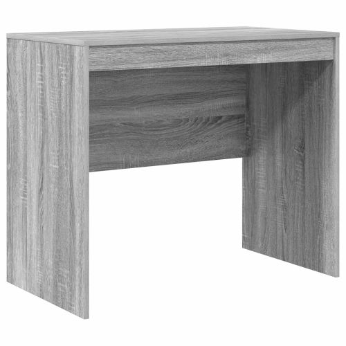 Бюро с чекмедже с рафт със съхранение 2 pcs Сив Сонома
