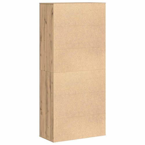 Шкаф с рафт дъб артизан 80 x 39 x 178 см Инженерно дърво