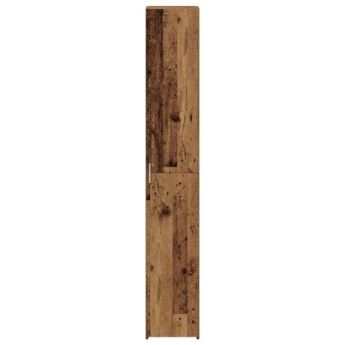 Висок шкаф 2 pcs Старо дърво 30 x 42,5 x 185 см