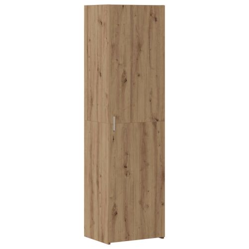 Висок шкаф 2 pcs Дъб 50 x 42,5 x 185 см