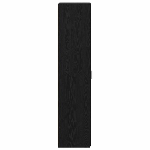 Висок шкаф 2 pcs Черния дъб 50 x 42,5 x 185 см