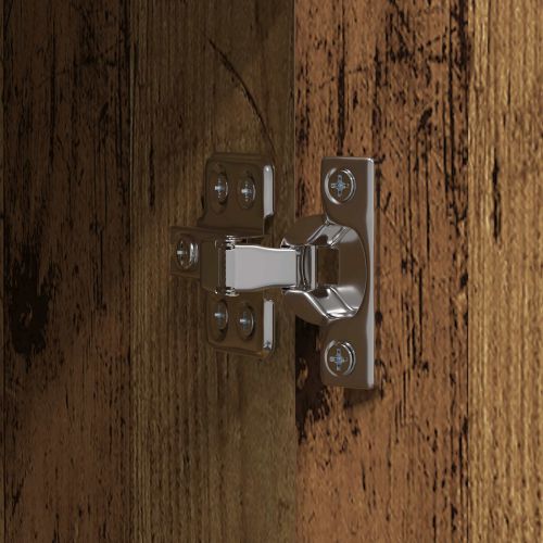 Висок шкаф 2 pcs Старо дърво 80 x 42 x 185 см