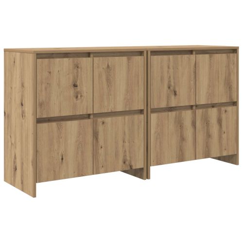 Скейдбордове 2 pcs дъб артизан 70 x 41 x 75 см Инженерно дърво