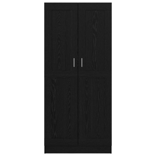 Шкаф за книги Черния дъб 82,5 x 30,5 x 185 см Инженерно дърво