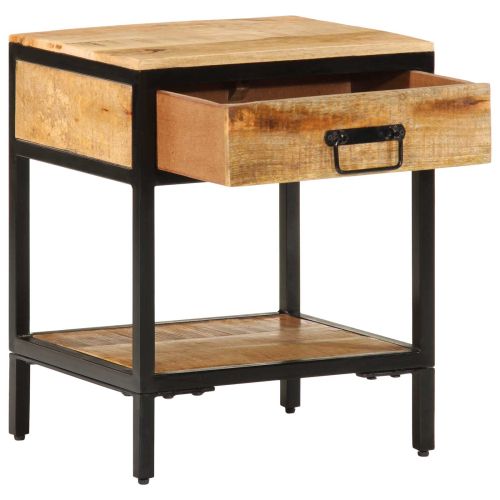 Нощно шкафче с чекмедже Кафяво 40 x 35 x 50 см