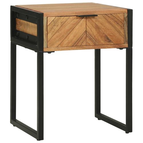 Нощно шкафче с чекмедже Кафяво 40 x 35 x 50 см