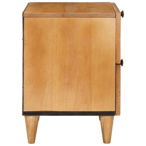Нощен шкаф Светло кафяво 40 x 33 x 46 см Инженерна дървесина