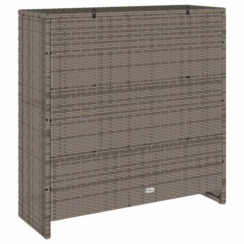 Шкаф за съхранение с рафт с врата Сив 100 x 36 x 102 см Ратан