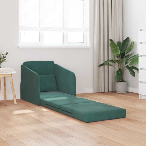 Диван легло Тъмен зелен 65 x 80 x 83 см Кадифе