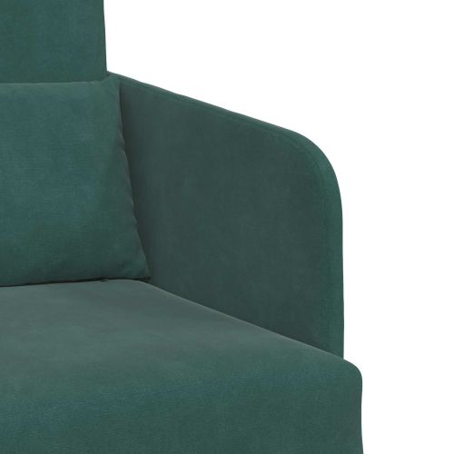 Диван легло Тъмен зелен 65 x 80 x 83 см Кадифе