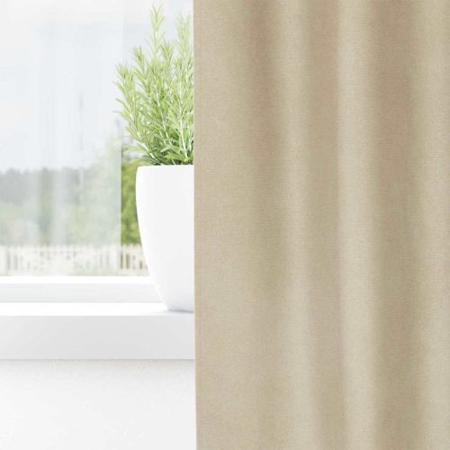 Затъмняващи завеси 2 pcs Крем 140 x 225 cm Кадифе