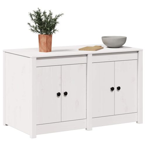 Кухненски шкаф с рафт с врата MEPPEL Бяло 106 x 55 x 64 cm