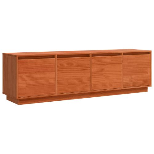 ТВ шкаф Кафяво 156 x 37 x 45 см Инженерно дърво