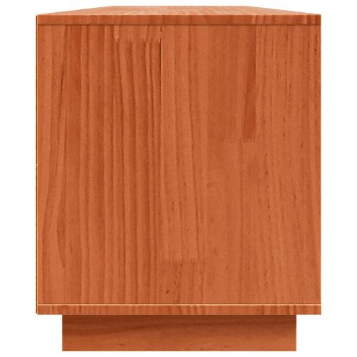 ТВ шкаф Кафяво 156 x 37 x 45 см Инженерно дърво