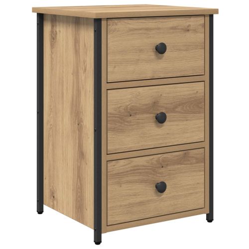 Нощен шкаф с чекмедже 2 pcs Кафяво 40 x 36 x 60 см