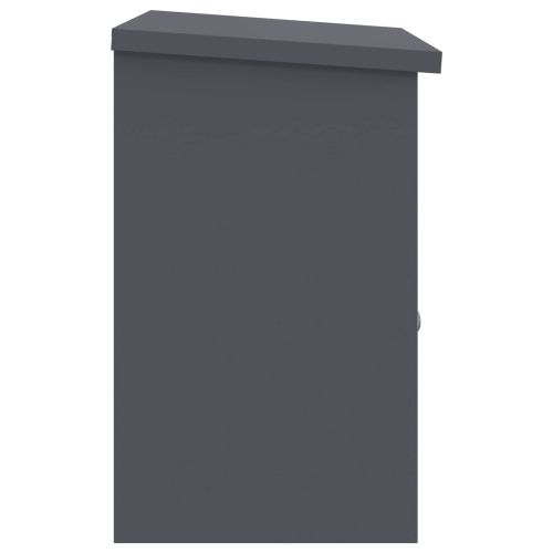 Пощенска кутия за пратки Антрацит 47.5 x 38 x 59 см Стомана