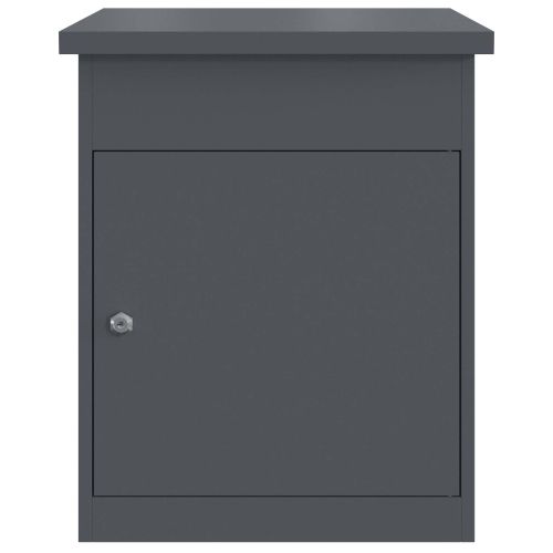 Пощенска кутия за пратки Антрацит 47.5 x 38 x 59 см Стомана