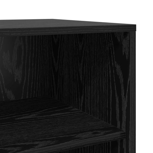 Служебен шкаф Черно 70 x 41 x 75 см Инженерно дърво