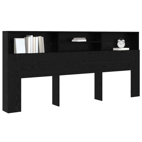 Табла за легло Черния дъб 220 x 19 x 101,5 см Инженерно дърво