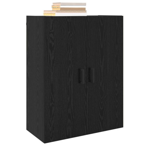 Стенен шкаф Черния дъб 69,5 x 34 x 90 см Инженерно дърво
