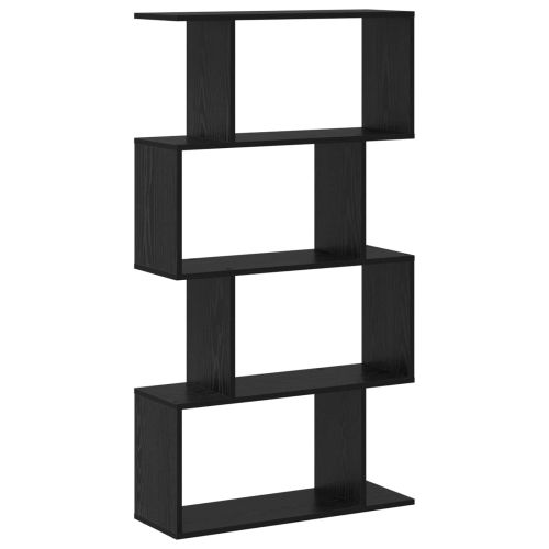 Шкаф за книги Черния дъб 70 x 24 x 129 см Инженерно дърво