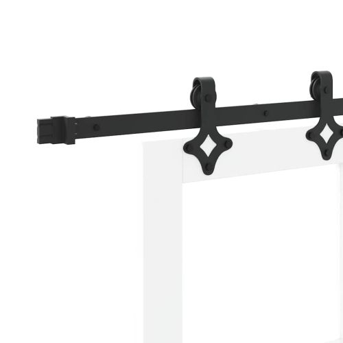 Преплъзваща се врата ORKDAL Бял и черен 93 x 232 см