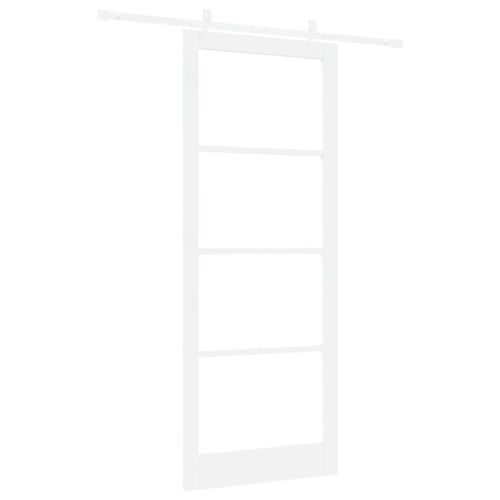 Преплъзваща се врата Бяло 93 x 232 см