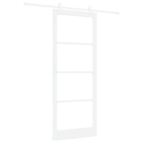 Преплъзваща се врата Бяло 93 x 232 см