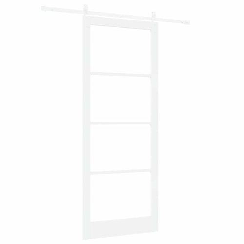 Преплъзваща се врата Бяло 93 x 232 см