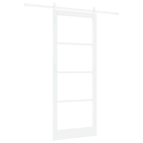 Преплъзваща се врата Бяло 93 x 232 см