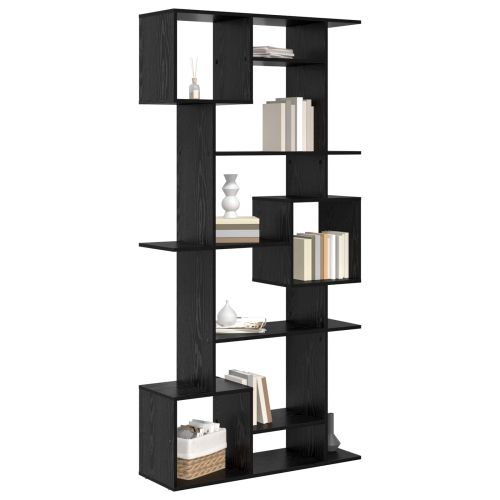 Шкаф за книги Черния дъб 92 x 29 x 188 см Инженерно дърво