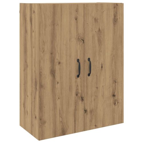 Висок шкаф 2 pcs Дъб Инженерно дърво