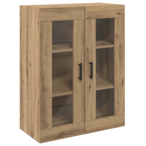 Стенни шкафове 2 pcs дъб артизан 69,5 x 34 x 90 см