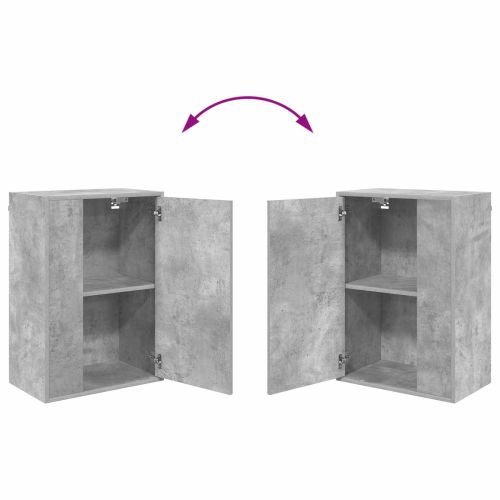 Комплект ТВ шкаф 4 pcs Циментено сиво Инженерно дърво