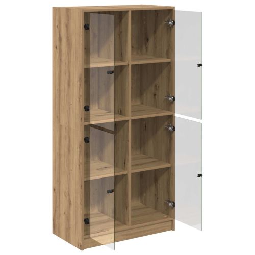 Висок шкаф Дъб 68 x 37 x 142 см Инженерно дърво