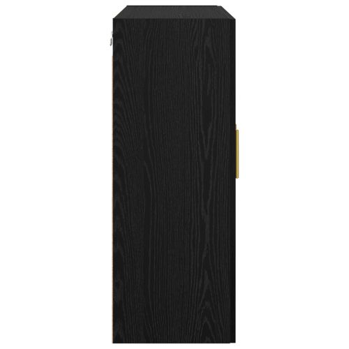 Стенен шкаф Черния дъб 69,5 x 34 x 90 см Инженерно дърво