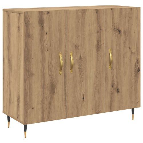 Служебен шкаф Дъб 90 x 34 x 80 см Инженерно дърво