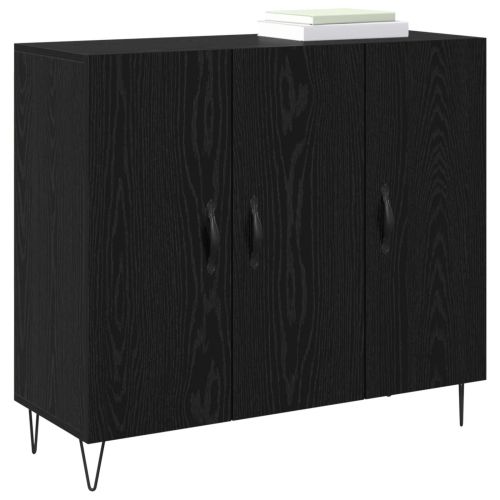 Служебен шкаф Черния дъб 90 x 32,5 x 80 см Инженерно дърво