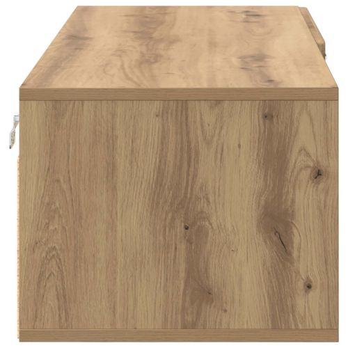 Дървен шкаф с чекмедже Дъб 100,5 x 39 x 30 см Инженерно дърво