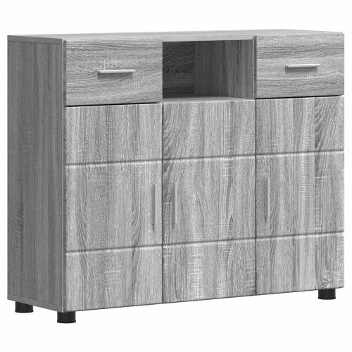 Дървен шкаф Сив Сонома 88,5 x 30,5 x 73 см Инженерно дърво