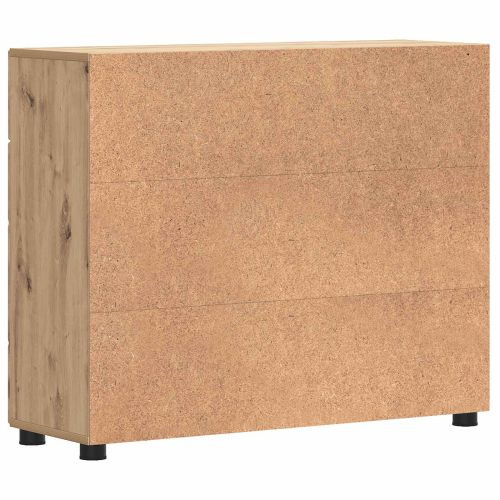 Дървен шкаф с чекмедже Дъб 88,5 x 30,5 x 73 см Инженерно дърво