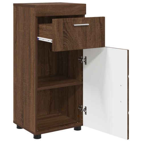 Комплект шкафове за баня TULUM Кафяв дъб 37 x 31,5 x 82 см