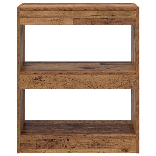 Шкаф за книги Старо дърво 60 x 30 x 72 см Инженерно дърво