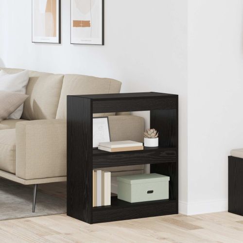 Шкаф за книги Черния дъб 60 x 30 x 72 см Инженерно дърво