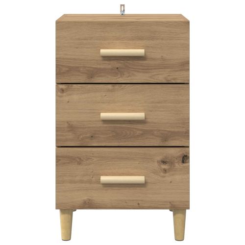 Нощен шкаф Дъб 40 x 40 x 66 см Инженерно дърво